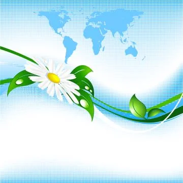 Environmental vector background Stock Illustration