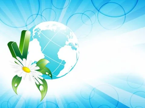 Environmental vector background Stock Illustration