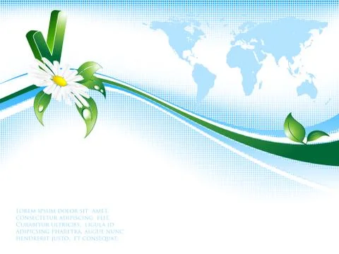 Environmental vector background Stock Illustration