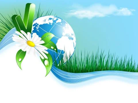Environmental vector concept. eps10 Stock Illustration