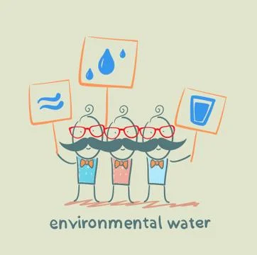 Environmental water Stock Illustration