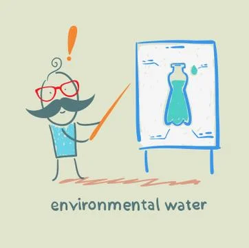 Environmental water Stock Illustration