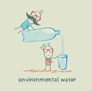 Environmental water Stock Illustration