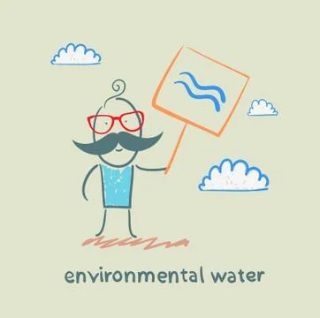 Environmental water Stock Illustration
