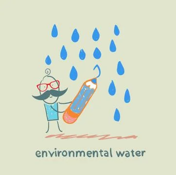 Environmental water Stock Illustration