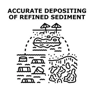 Environmental water pollution ecological disaster concept Stock Illustration