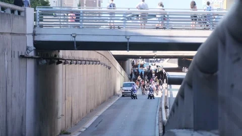 Environmentalist protest climate change global warming ccovid 19  protesters Stock Footage 161814377