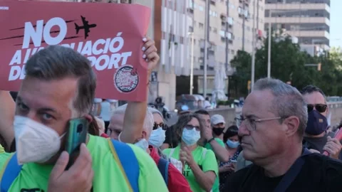 Environmentalist protest climate change global warming ccovid 19  protesters Stock Footage 161815065
