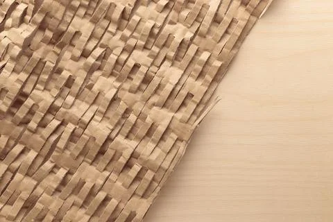 Environmentally friendly honeycomb paper, hexagonal shape, strong elastic b.. Stock Photos