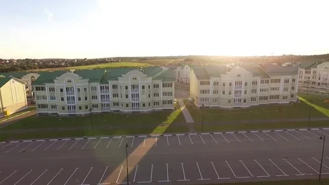 Environmentally friendly housing construction 库存影片 73664850