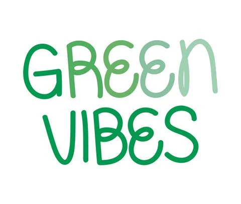 Environmentally friendly phrase Stock Illustration