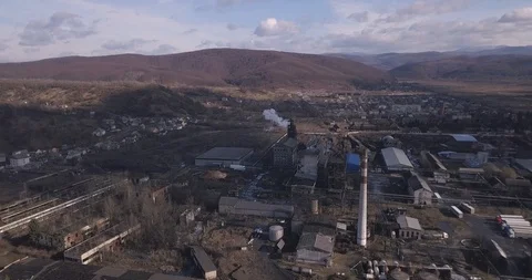 Environmentally harmful enterprise Stock Footage 126065800