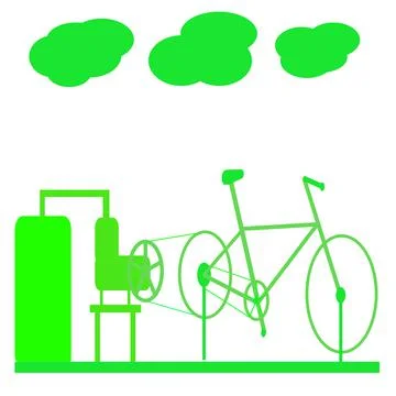 Environmently-friendly technology Stock Illustration