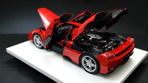ENZO FERRARI open up Stock Footage 115187629