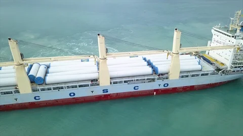 Eolic cargo Video stock 94232494