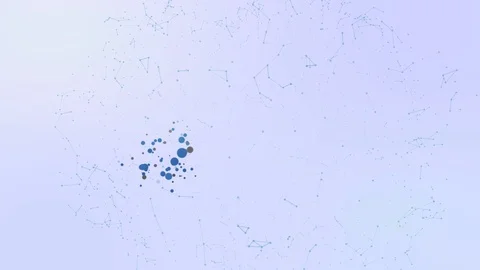 EOS cryptocurrency icon animation bubbles splatter morphing elements Stock Footage 95709513