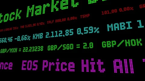 EOS Price Hit All Time High Amid Traders Confidence Stock Footage 89536061