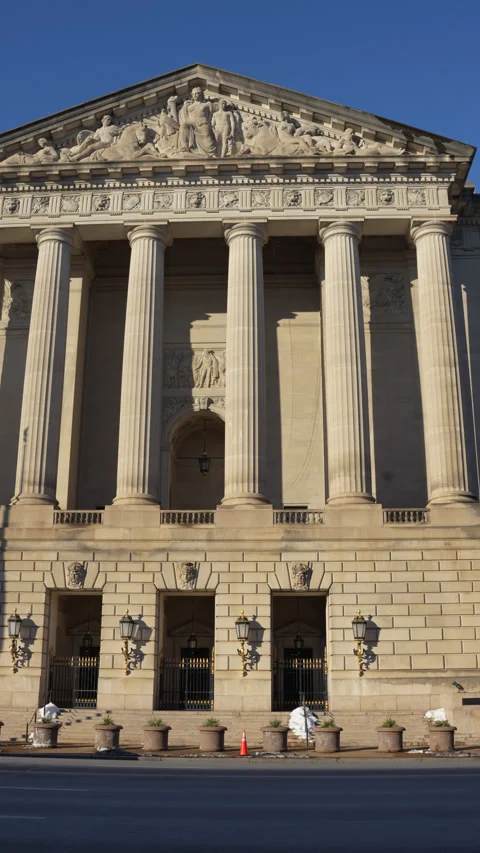 EPA Building 2 (VERTICAL) Stock Footage 297645442