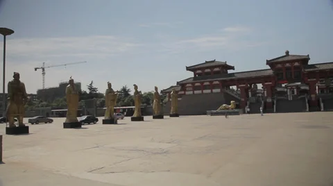 Epang palce,Xi'an,China Stock Footage 36069797