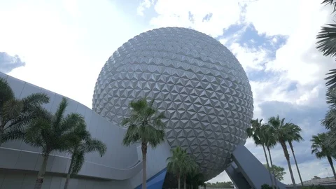 Epcot Centers sphere symbol Stock-Footage 87052348