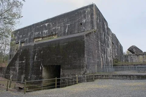 Eperlecques bunker is a gigantic bunker was aimed at becoming a V2 launch base Stock Photos
