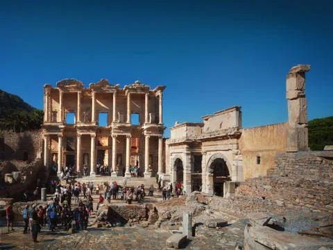 Ephasus Library Stock Photos