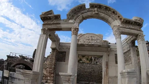 Ephesus Ancient City Stock Footage 131982175