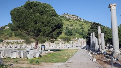Ephesus ancient city Stock Footage 292715858