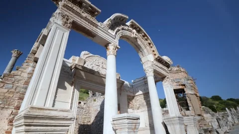 Ephesus ancient city Video stock 292716013