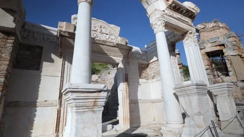 Ephesus ancient city Video stock 292716091