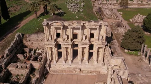 Ephesus Ancient libery Stock Footage 172218792
