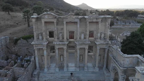 Ephesus Library Stock Footage 100391743