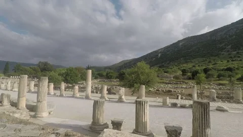 Ephesus ruins Stock Footage 146588434