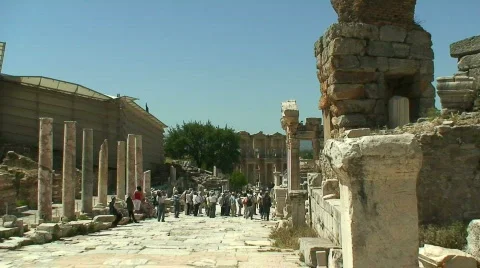 Ephesus Turkey Stock Footage 78140
