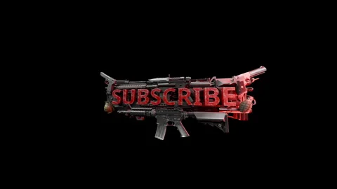 Epic 3D subscribe button for gaming channel- Version04, Alpha channel Stock Footage 316462150