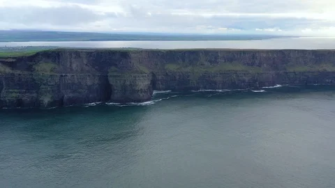 Epic aerial 4k footage of Cliffs of Moher, Ireland Stock Footage 101546707