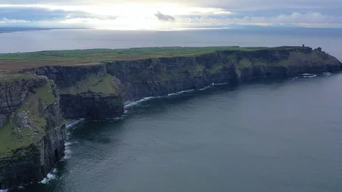 Epic aerial 4k footage of Cliffs of Moher, Ireland Stock Footage 101548295