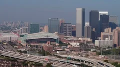  Skipvelo Aerial View of Minute Maid Park and Houston