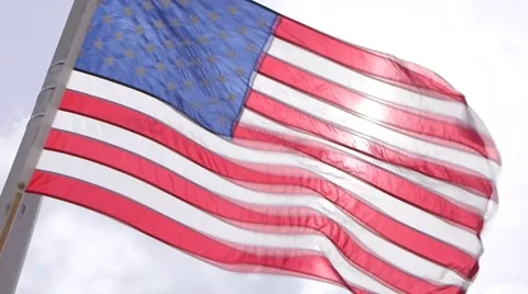 Epic American Flag Stock Footage 51446639