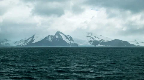 Epic Antarctica Landscape Stock Footage 55185414