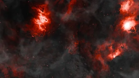 Epic Black Glowing Sci-Fi Background Loop Stock Footage 303900474