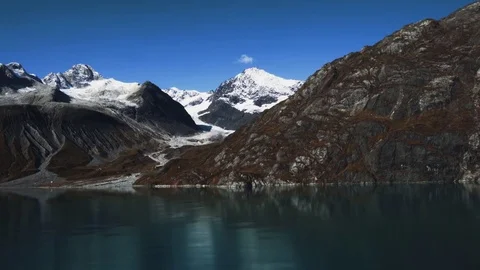 Epic Camera Move Through Glacier Bay Stock Footage 71583172