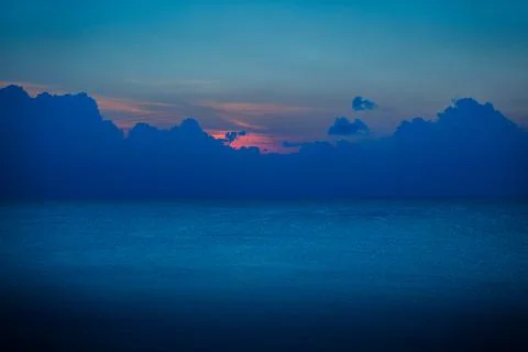 Epic Caribbean Sunset Stock Photos