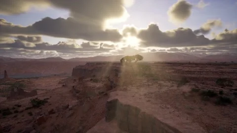 Epic Cinematic Canyon Timelapse Video stock 217859984