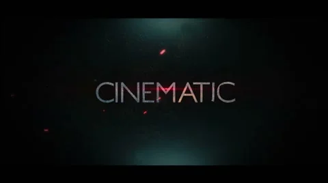 Epic Cinematic Titles Stockmateriaal After Effects