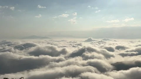 Epic Cloud Tsunami Dramatic Time-lapse of Massive Clouds Rolling and Surging Stock Footage 328292657