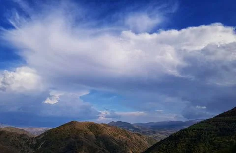 Epic cloud view Stock Photos