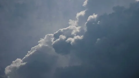 Epic clouds are moving at an accelerated pace. Timelapse skies, cloudy weather. Video stock 123018289