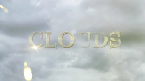 Epic Clouds Template in 4K Resolution Stock After Effects