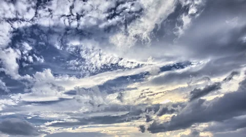 Epic Clouds Timelapse Stock Footage 33748511